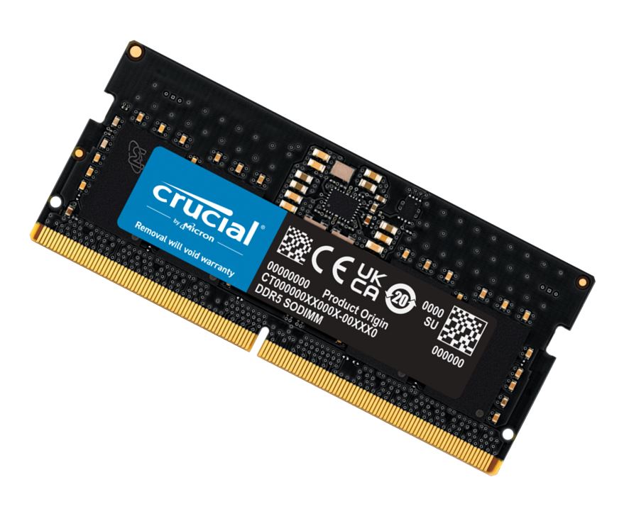 Crucial DDR5 32GB RAM（32GBx1枚） Crucial RAM 32GB DDR5 4800MHz CL40 Laptop Memory CT32G48C40S5