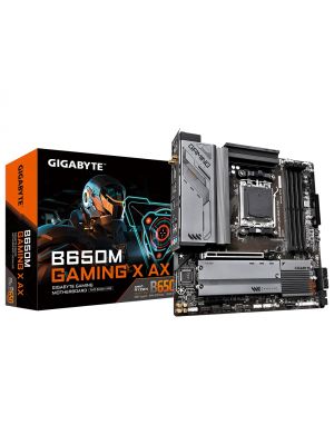 Gigabyte B650M Gaming X AX DDR5 Motherboard, 4 x M.2 Connectors, 