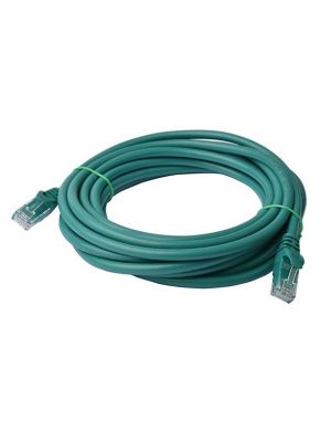 8ware Cat6a Ethernet Cable Snagless 5m Green CB8W-PL6A-5GRN
