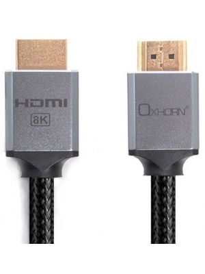 Oxhorn 1.8M 8K HDMI 2.1a Cable 8K@60Hz, 3D,  Braided CB-H8K-02