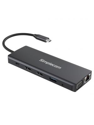 Simplecom CHN612 12-in-1 USB-C Multiport Hub, Dual HDMI 4 USB Plus more