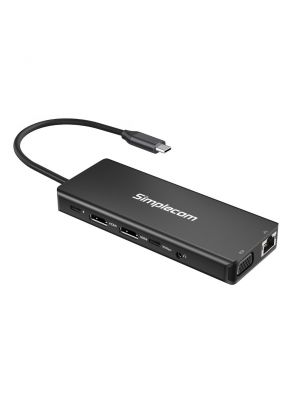 Simplecom CHN613 USB-C 13-in-1 Docking Station 2 x HDMI, VGA Triple Display