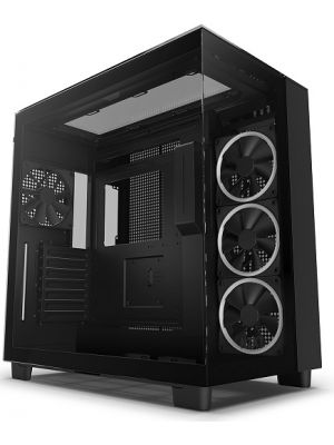 NZXT H9 Elite Edition ATX Mid Tower Case Black with 4 fans Included