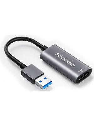 Simplecom DA306 USB to HDMI Video Card Adapter Full HD with 3.5mm Audio