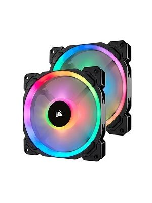 Corsair LL140 RGB 140mm Fans 2 Pack with Lighting Node Pro
