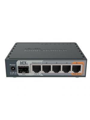 Mikrotik RB760iGS hEX-S Router 5x Gigabit Ethernet, SFP, Dual Core 880MHz CPU