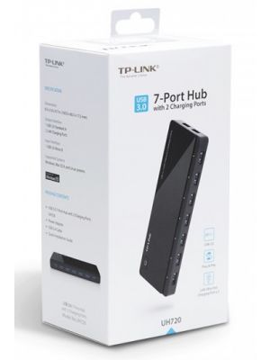 TP-Link UH720 USB 3.0 7-Port Powered Hub with 2 Charging Ports