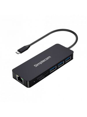 Simplecom CHN580 USB-C SuperSpeed 8-in-1 Multiport Hub Adapter Dock