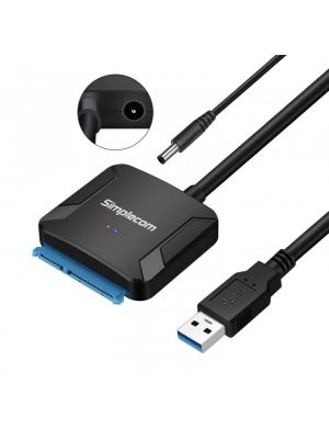 Simplecom SA236 USB 3.0 to SATA Adapter Cable Converter with Power Supply