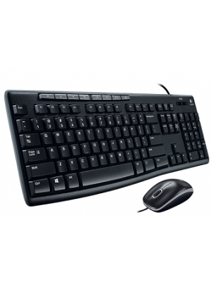 Logitech MK200 Media Keyboard and Mouse Pack - 920-002693