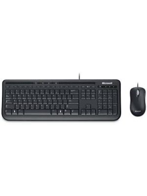 Microsoft Wired Desktop 600 Keyboard & Mouse Combo Black - APB-00018