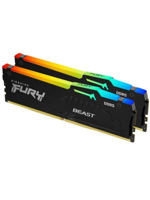 Kingston 64GB (2x32GB) Fury Beast RGB 6000MHz DDR5 RAM EXPO