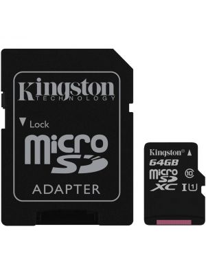 Kingston 64GB Micro SD Card Class10 with SD Adapter