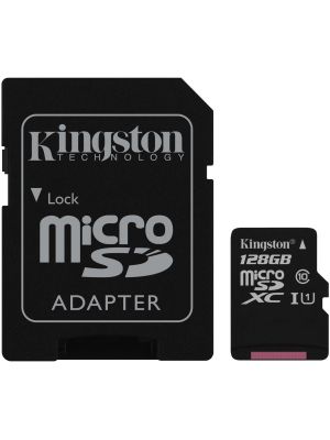 Kingston 128GB Micro SD Card Class 10 with SD Adapter