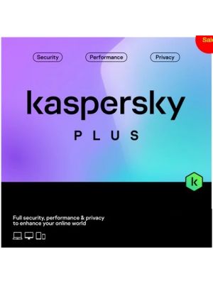 Kaspersky Plus Physical Card (3 Device, 1 Account, 1 Year) Supports PC, Mac, & Mobile (KTS/Total Security New Equivalent)