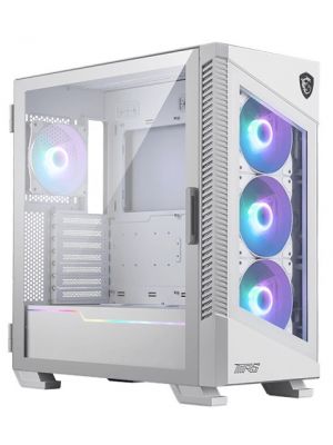 MSI MPG VELOX 100R White Tempered Glass Mid Tower Case ATX