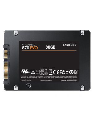 Samsung 870 EVO 2.5in SATA SSD 500GB - MZ-77E500BW