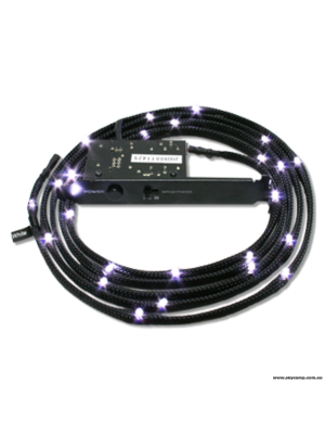 NZXT Sleeved LED Cable 100cm White
