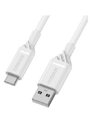 OtterBox USB-C to USB-A Cable 1M - Cloud Dream White ( 78-52536 ) - Durable, trusted and built to last, Flexible exterior