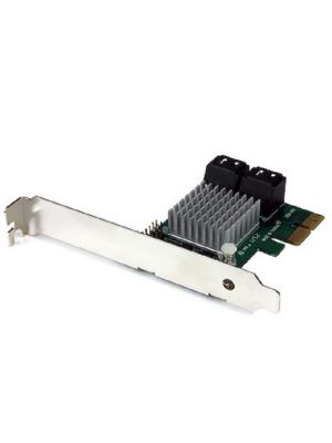 Startech 4 Port PCIe 2.0 SATA III 6Gbps RAID Controller Card -  PEXSAT34RH