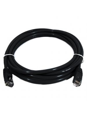 8Ware Cat6a UTP Ethernet Cable 3m Snagless Black PL6A-3BLK 