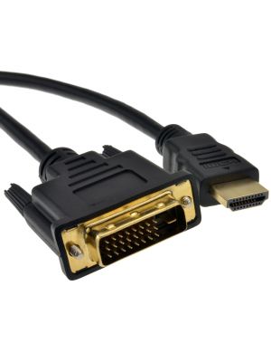 HDMI to DVI 5M M-M Cable