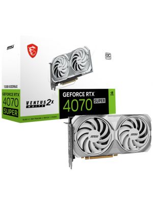 MSI GeForce RTX 4070 Super Ventus 2X 12GB OC White - RTX4070S-12G-VENTUS-2X-WHITE-OC