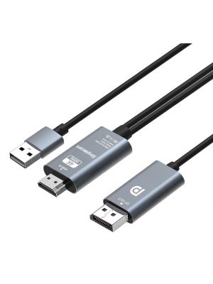 Simplecom TH201 HDMI to DisplayPort Active Converter Cable 4K@60hz  2M