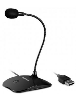 Simplecom UM350 USB Desktop Microphone with Flexible Neck 
