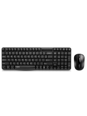 Rapoo X1800S Wireless Keyboard and Mouse Combo - X1800S-Black