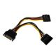 StarTech 6in SATA Power Y Splitter Cable Adapter - M/F