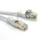  0.5m Cat6A SSTP Shielded Snagless Patch Lead 10G White